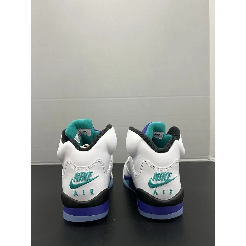 Air Jordan 5 Retro GS Grape 2025 HQ7980 100 Size 4.5 Kids Size 6 Women White